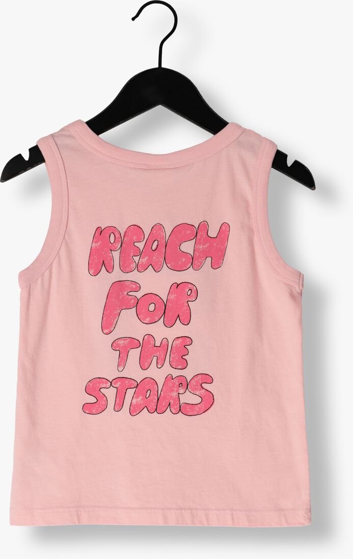 Jelly Mallow lichtroze jelly mallow top big flower sleeveless t-shirt
