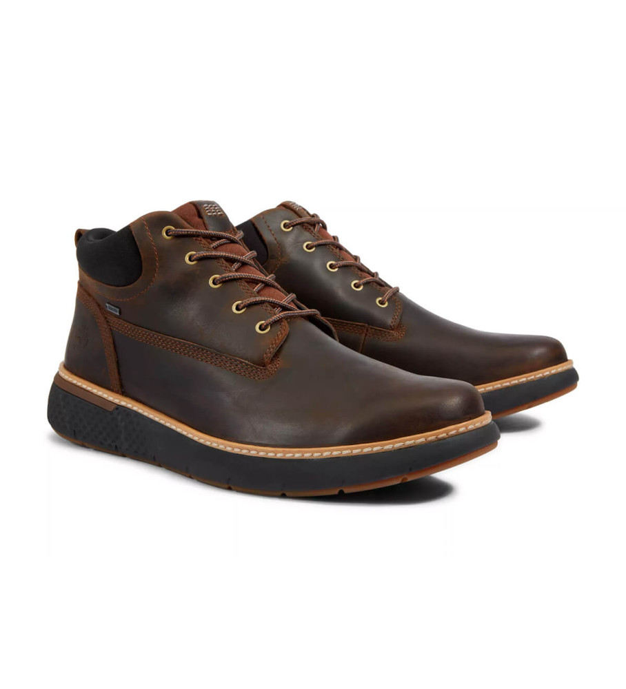 Botas Timberland Cross Mark GTX Chukka em couro marrom