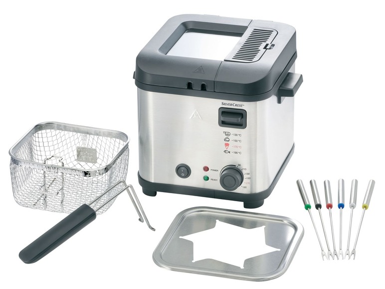 Mini-friteuse met fondue