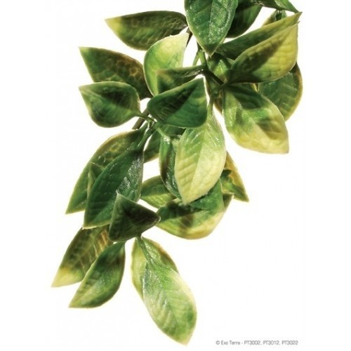 Planta de plástico mandarim para répteis