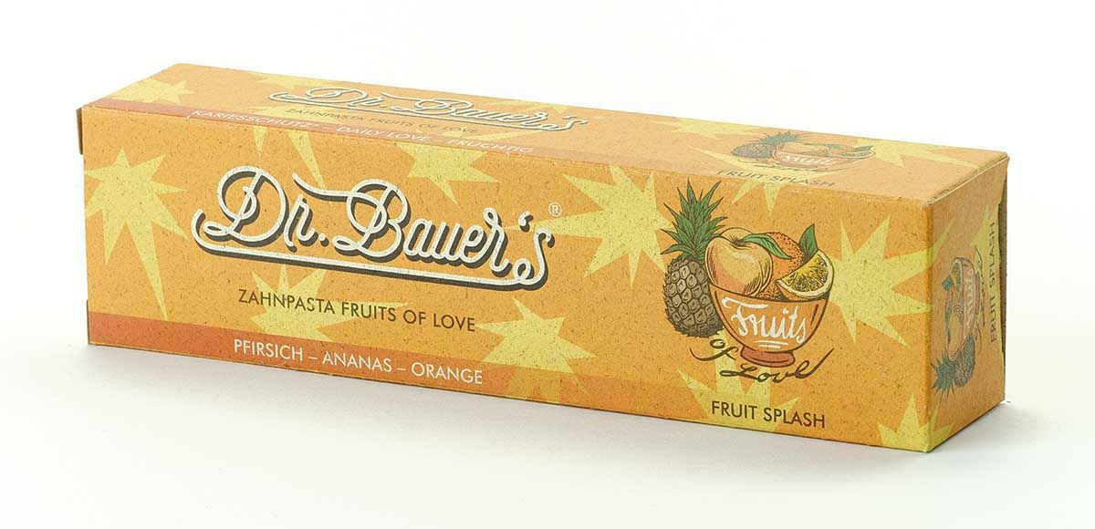 Dr. Bauer's Zahnpasta Fruits of Love Fruit Splash