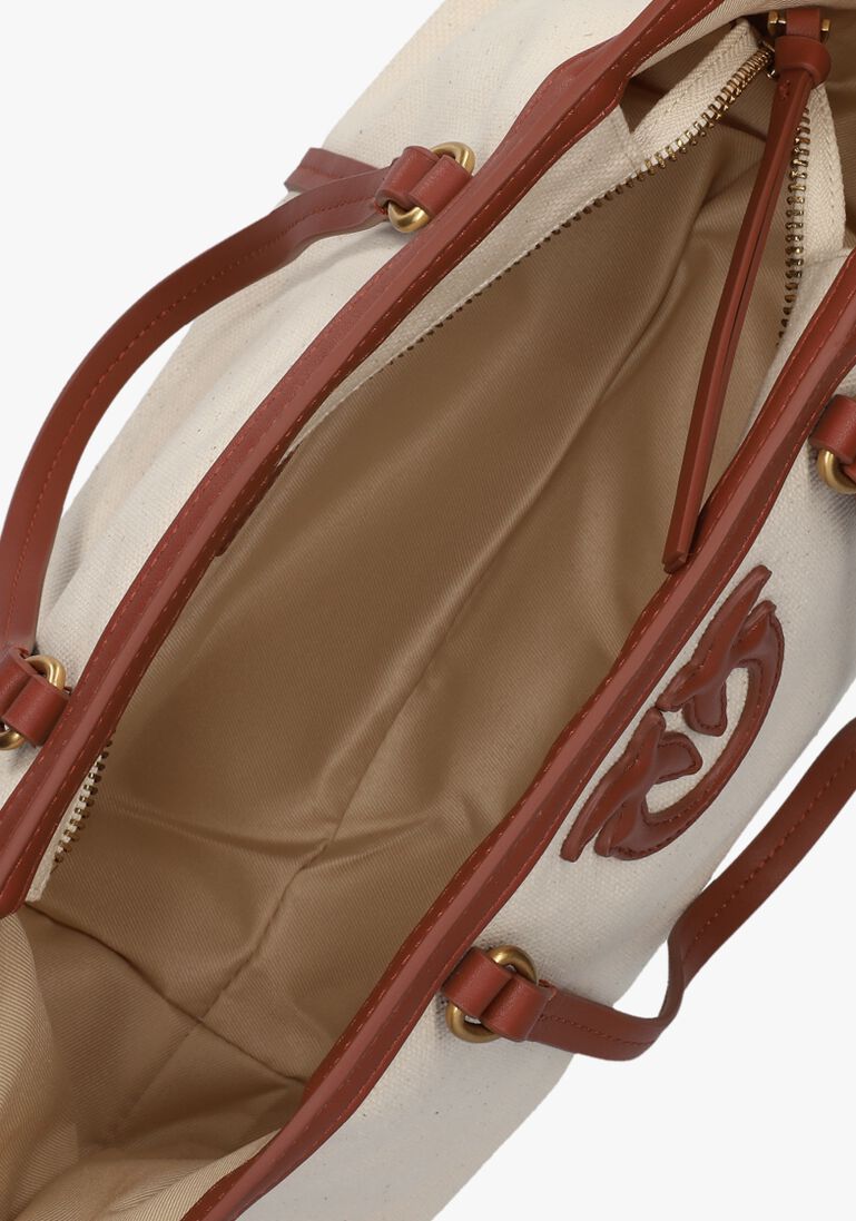 beige pinko shopper miranda shopper classic