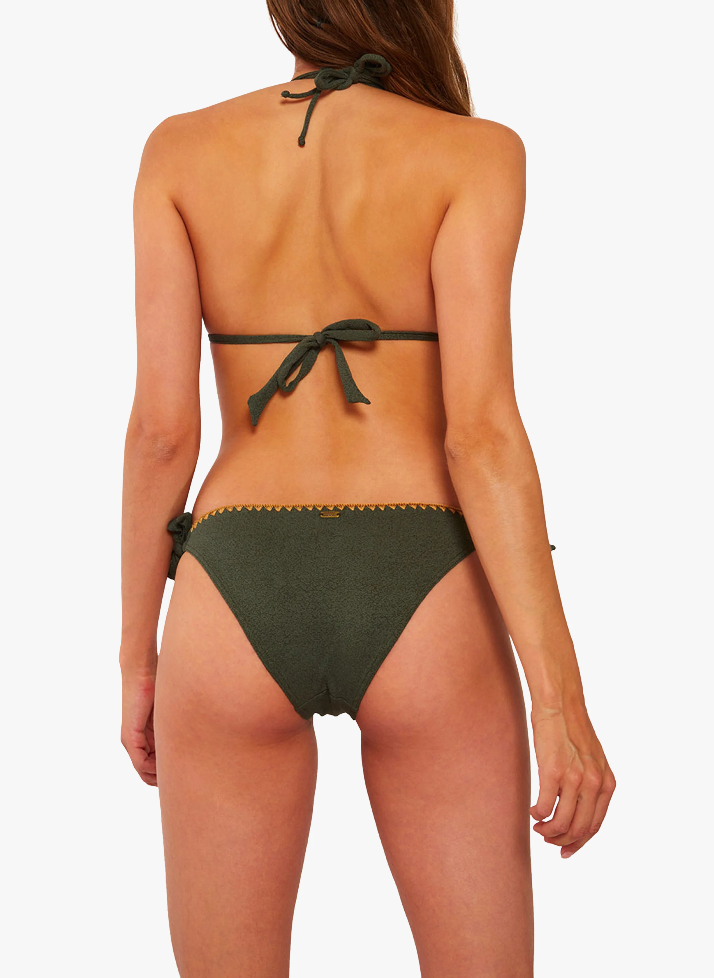 DIMKA SANTAFE - Bas de maillot de bain texturé | Kaki