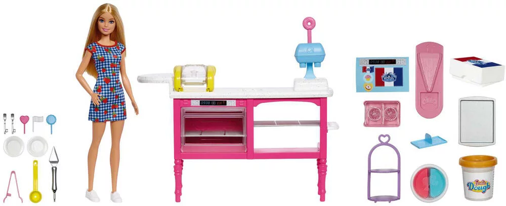 BARBIE - COFFRET POUPEE MALIBU BARBIE PATISSERIE