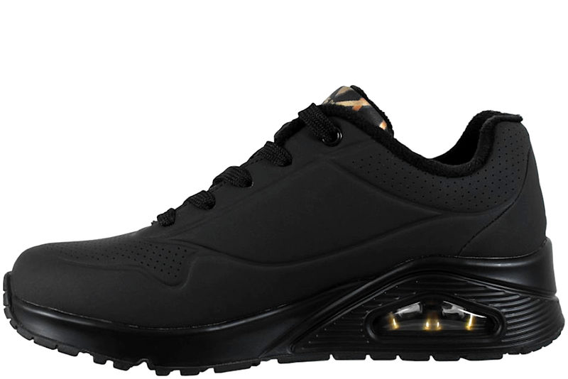 SKECHERS UNO - METALLIC LOVE SNEAKERS I SORT PU