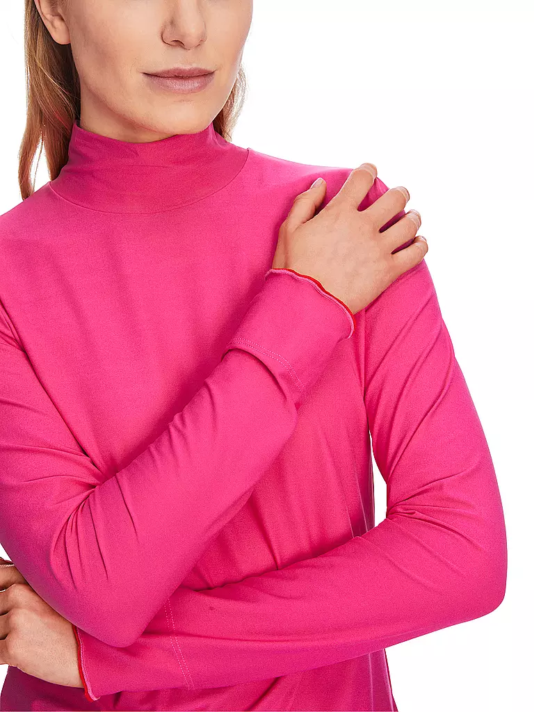 MARC CAIN Rollkragenpullover pink