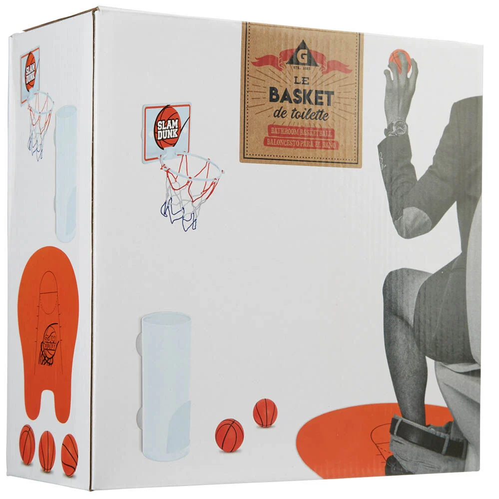 Jeu basket de toilettes