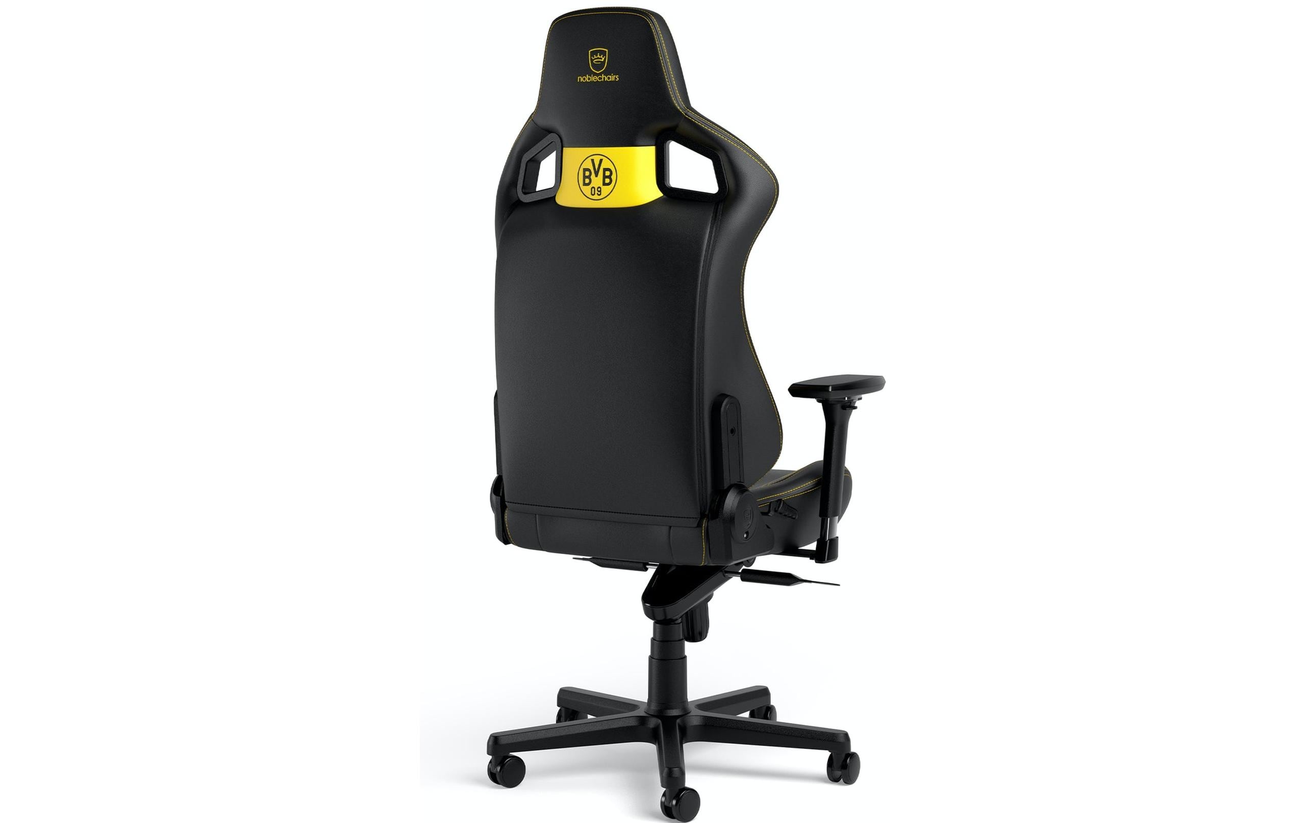 Gaming-Stuhl Epic Borussia Dortmund Edition Gelb/Schwarz<br>Gaming-Computersessel aus Kunstleder und mit 120 kg Belastbarkeit