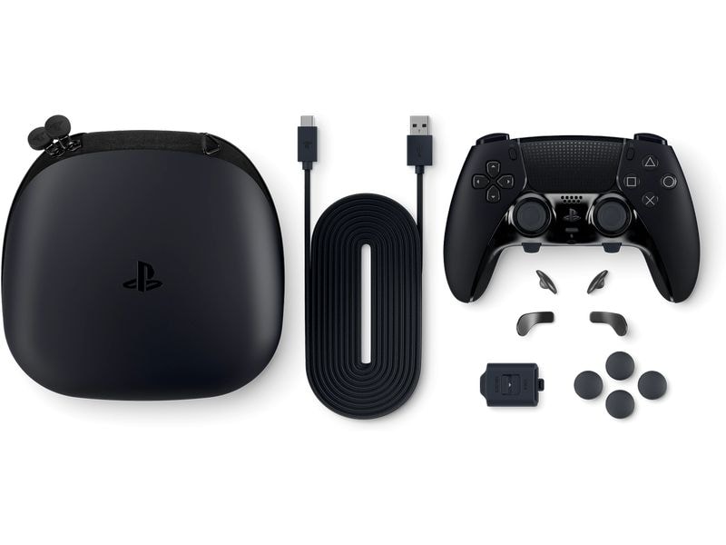 Sony Controller DualSense Edge Mitternachtsschwarz Anpassbarer Wireless-Controller für die PlayStation 5