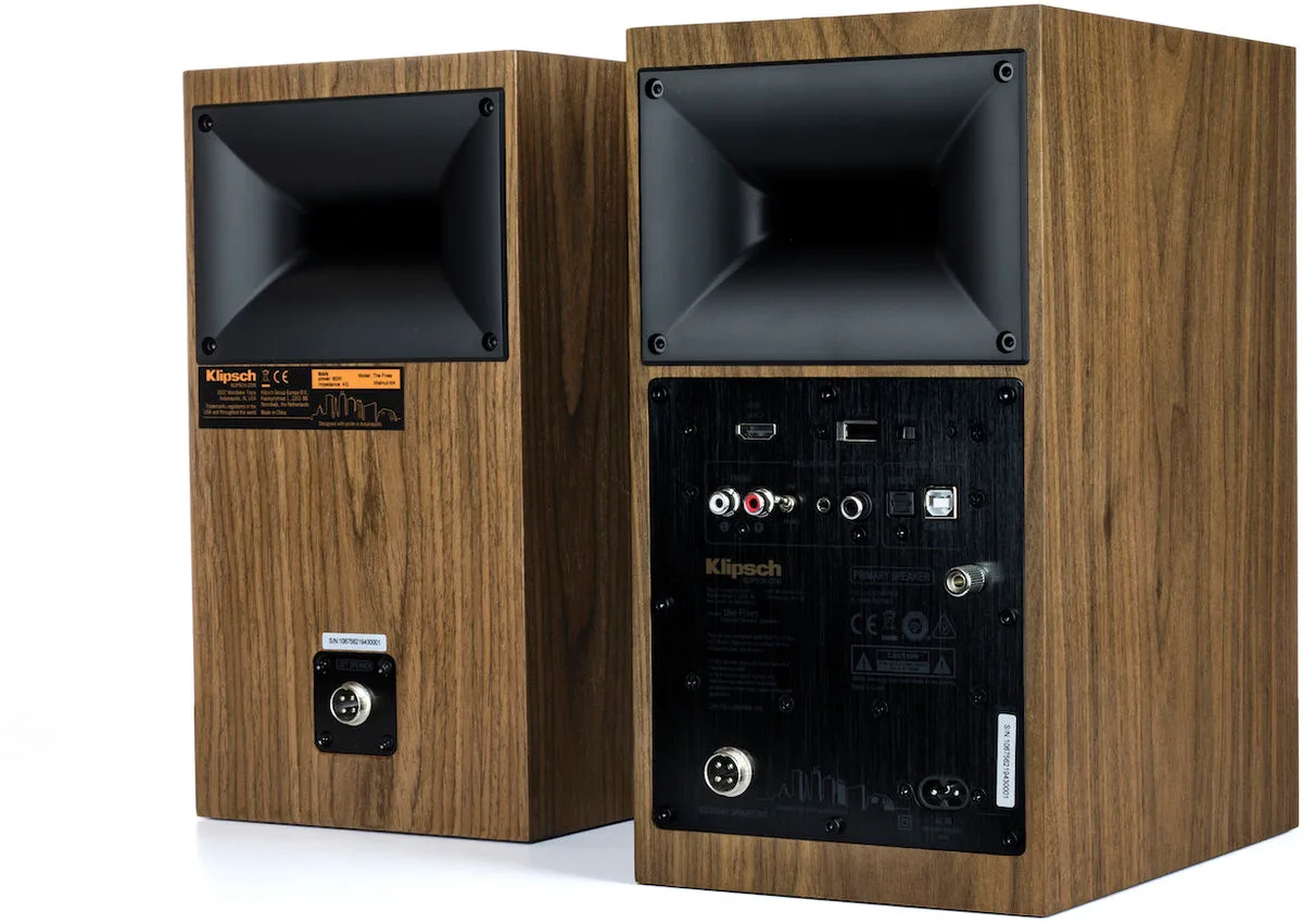 Klipsch The Fives Noyer Enceintes sans fil hi-fi