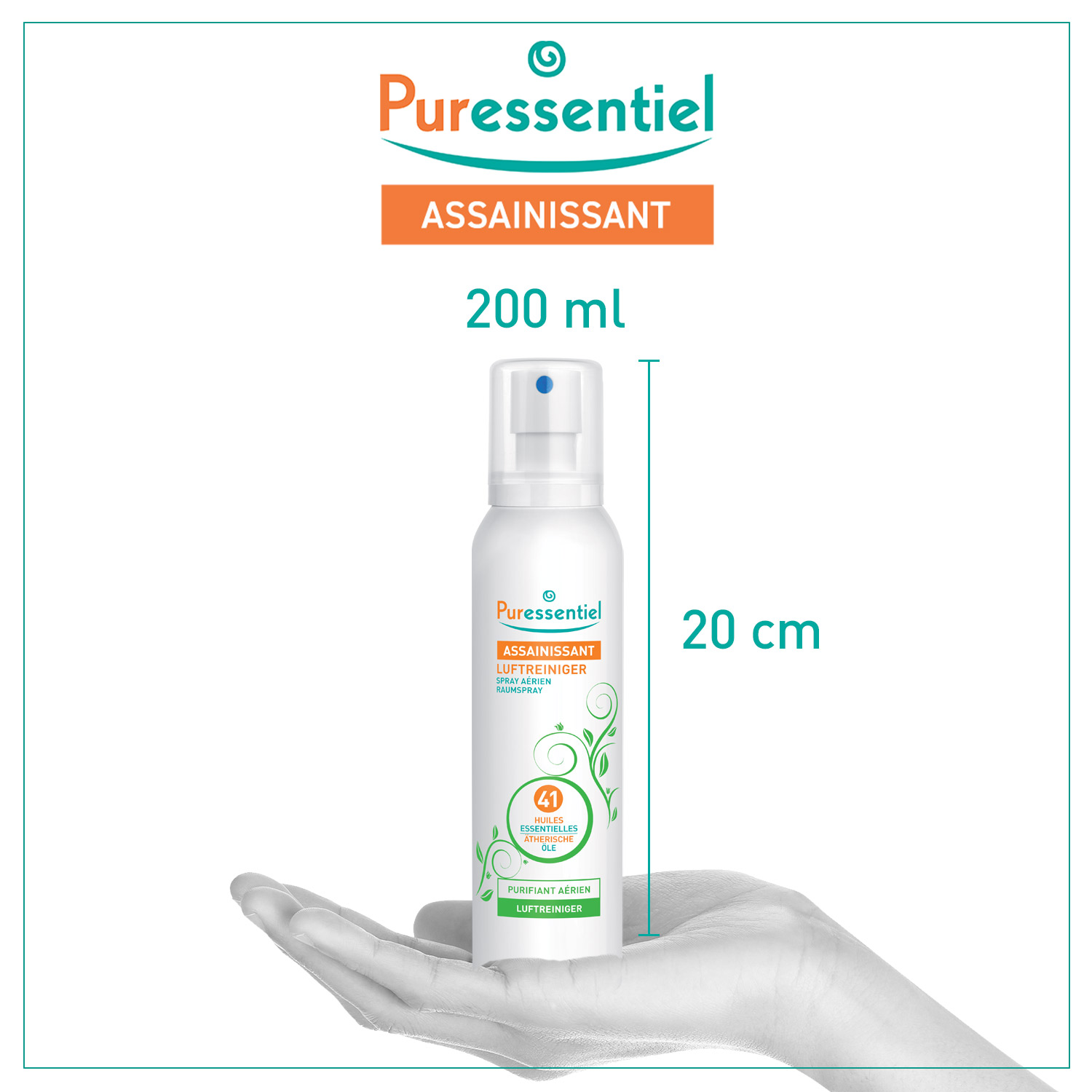 Puressentiel Reinigender Luftspray 41 ätherische Öle 200 ml