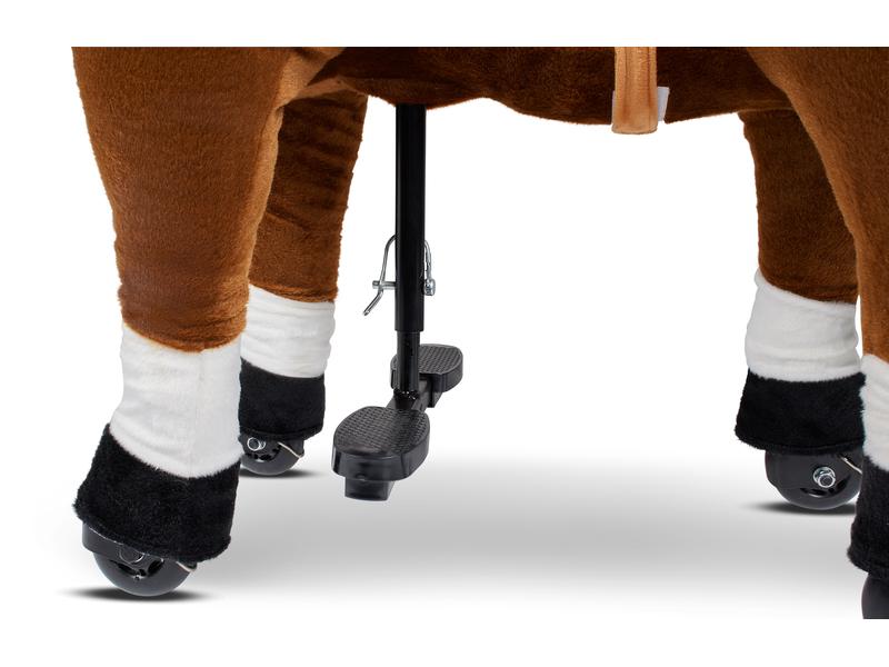 zoosy Reittier Pferd Gr. M Reitpferd mit Rollen an den Füssen