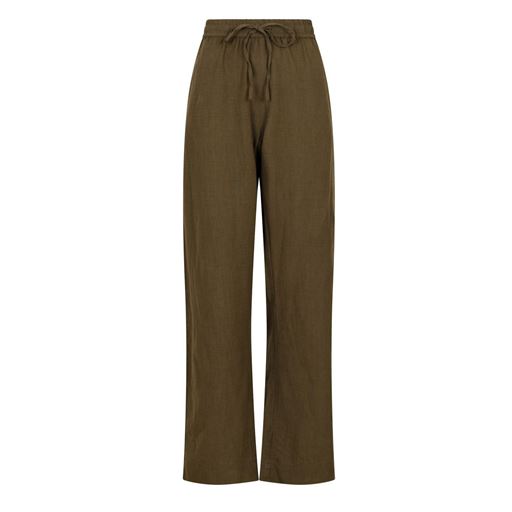Neo Noir Sonar Linen Bukser, Army, 38