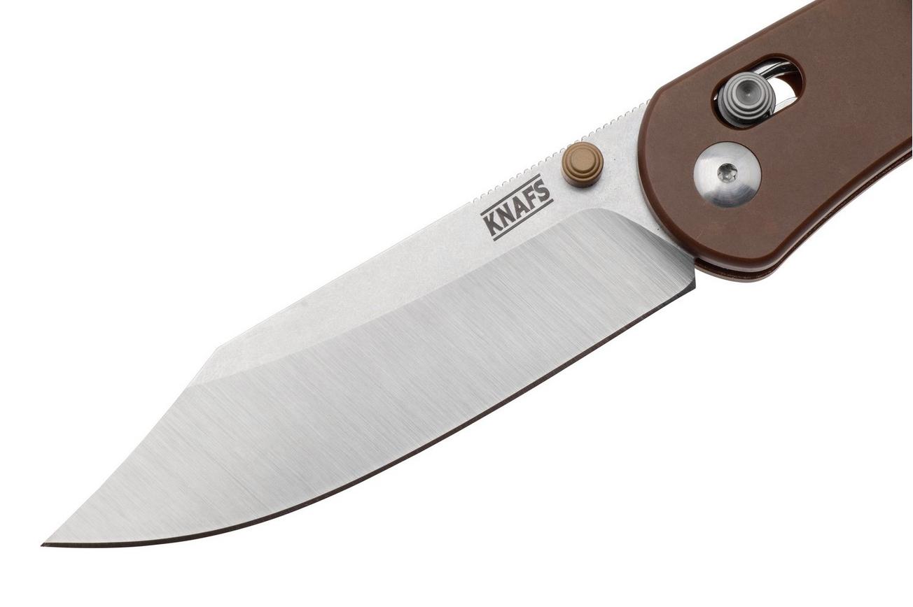 Knafs Lander 2 KNAFS-00408, S35VN Clip Point, Paper Micarta zakmes