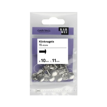 KARWEI klinknagel verzinkt 10x11 mm (15 stuks)