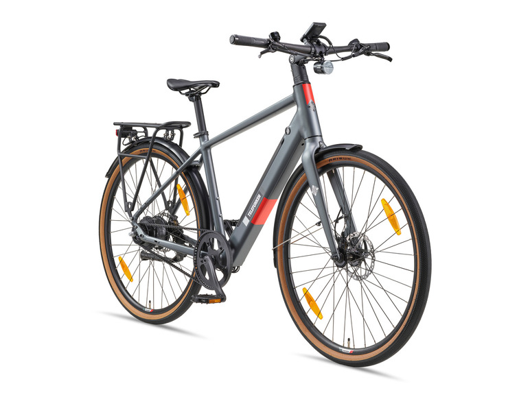 E-bike City UH220 titaniumgrijs 28