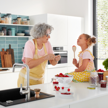 Grohe Quickfix keukenkraan Start uittrekbare Dual spray