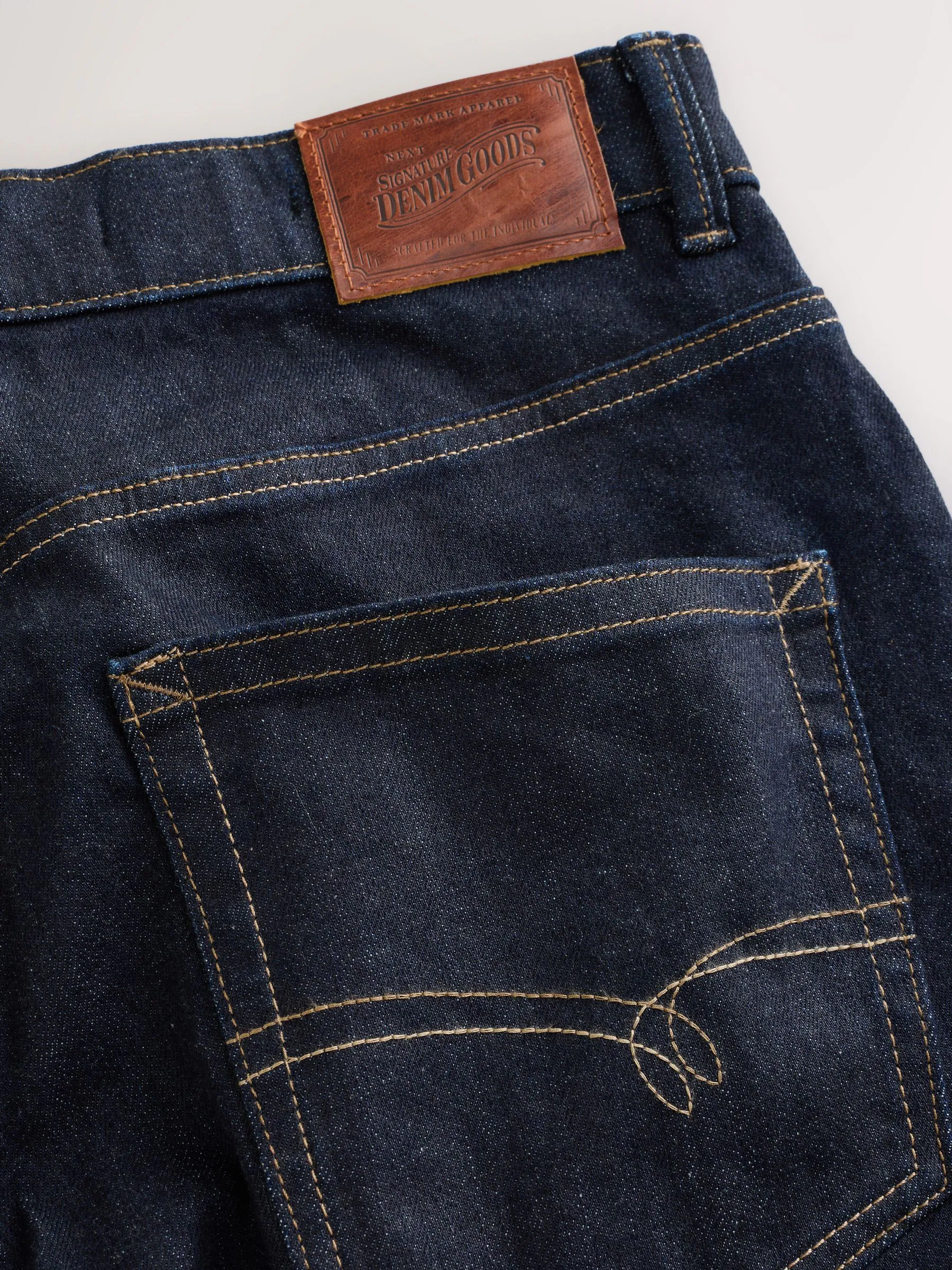 Indigo blauwe wassing - Straight fit - Signature Japanse zelfkant denim jeans