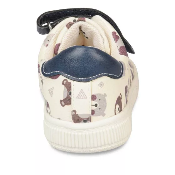 Baskets BLANC CHARLIE & FRIENDS