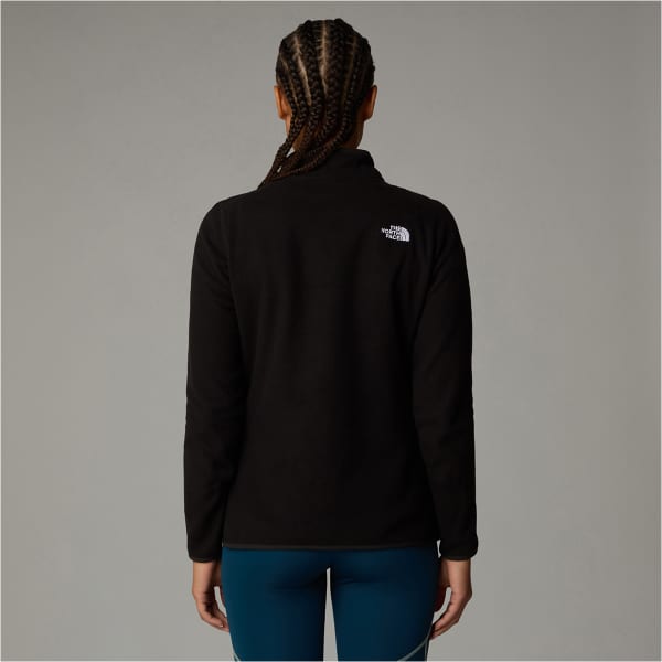 Sweat polaire THE NORTH FACE W 100 GLACIER 1/4 ZIP EU TNF BLACK-NPF