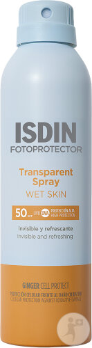 Isdin Fotoprotector Transparent Spray Wet Skin IP50 Flacon 250ml