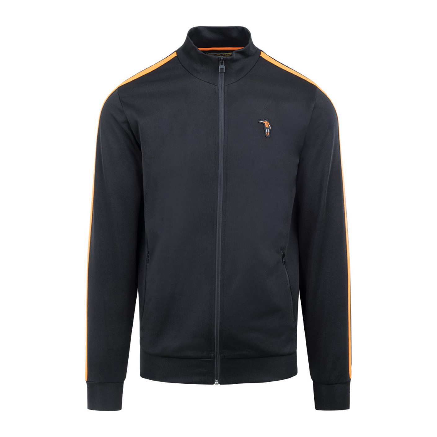 Cruyff Dos Rayas Trainingsjack Zwart Oranje Wit