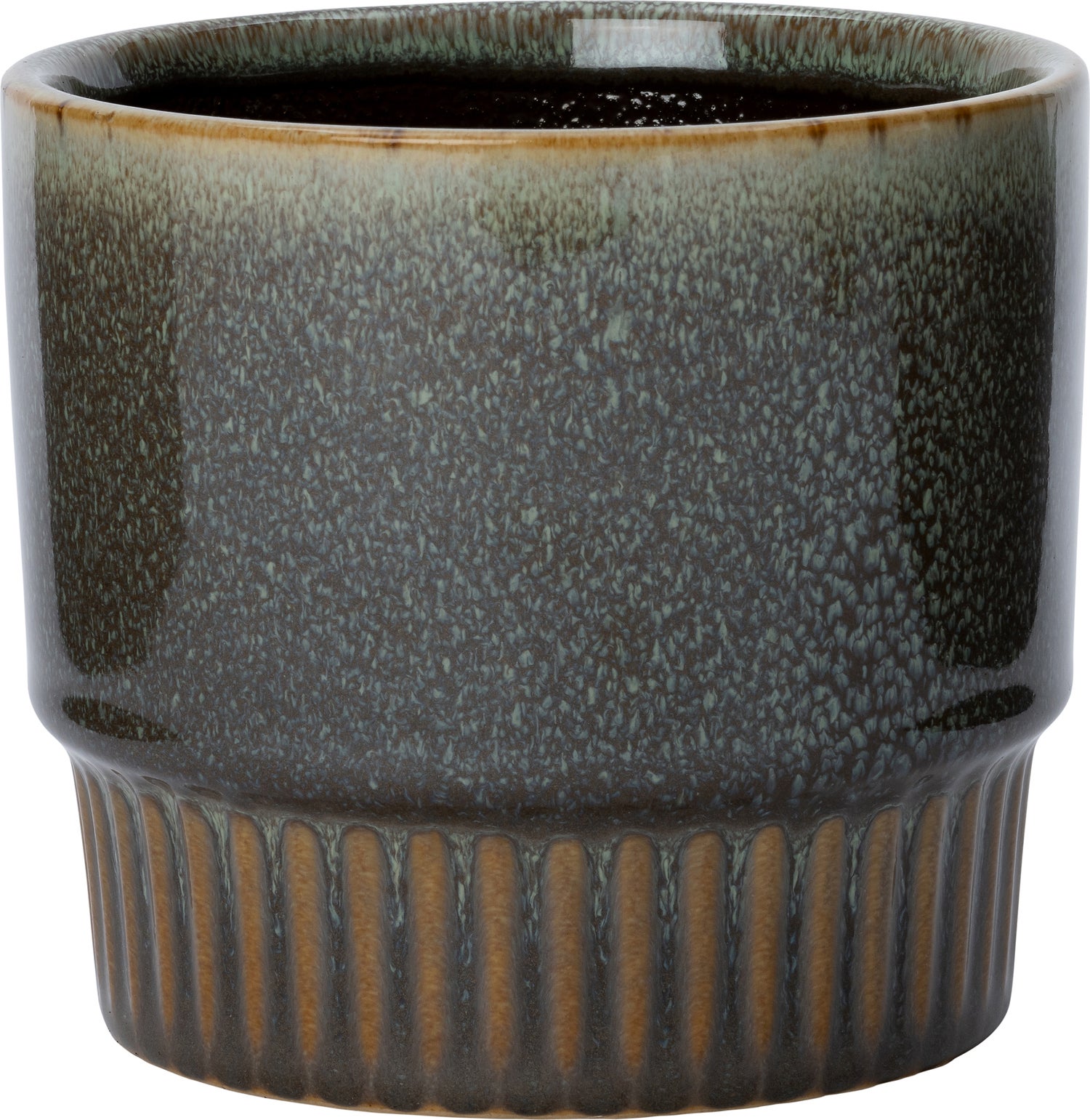 Intratuin bloempot Bjork groen D 10,2 H 9,7 cm