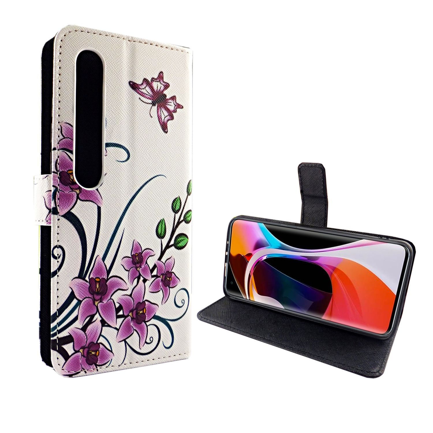 Handyhülle für Xiaomi Mi 10 Case Cover Schutztasche Schutzhülle Bookstyle Neu