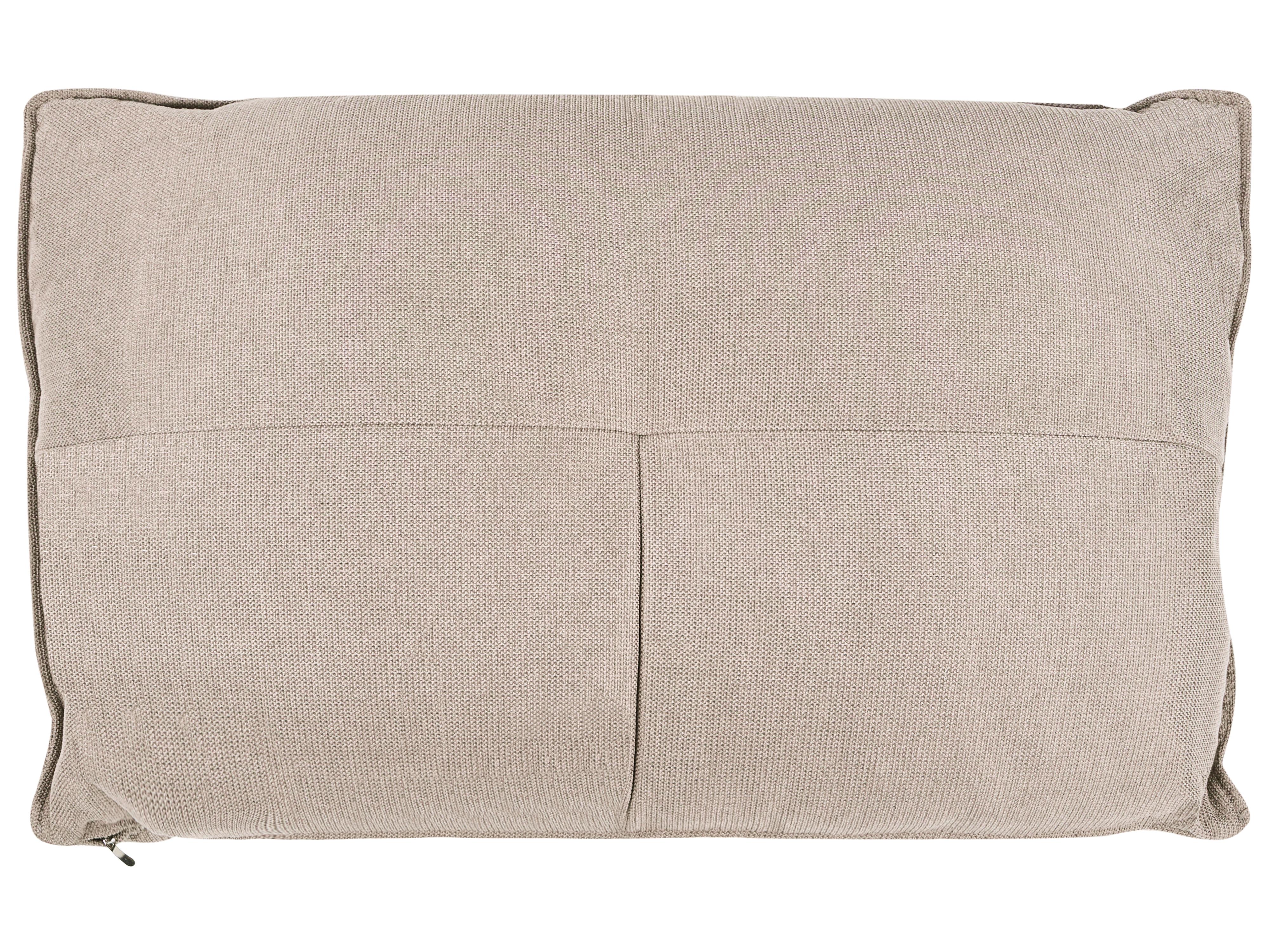 Rechtszijdige chaise longue ROCAMADOUR Stof Taupe