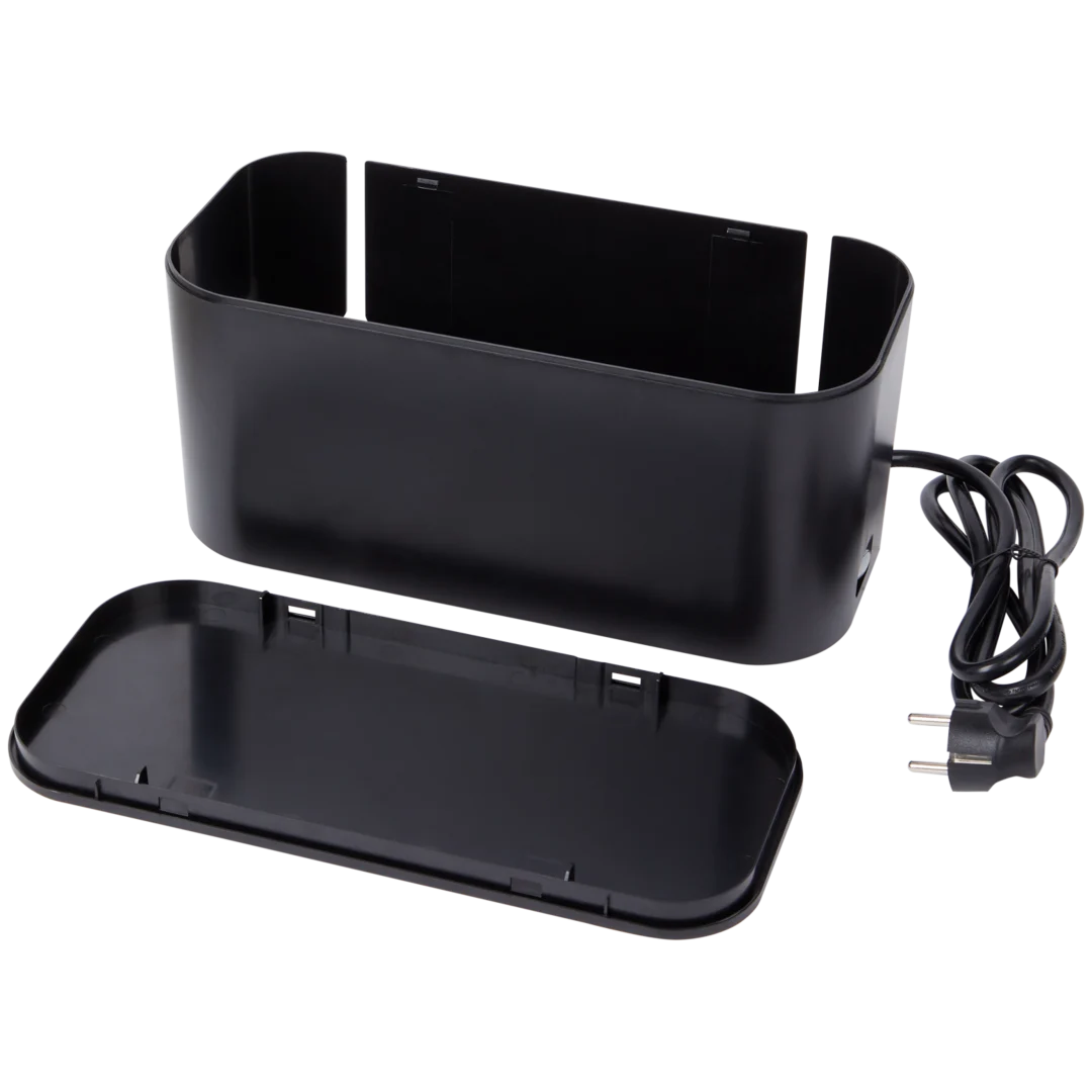 Kabelbox met stekkerdoos 5-voudig | 31 x 14,5 x 14,5 cm