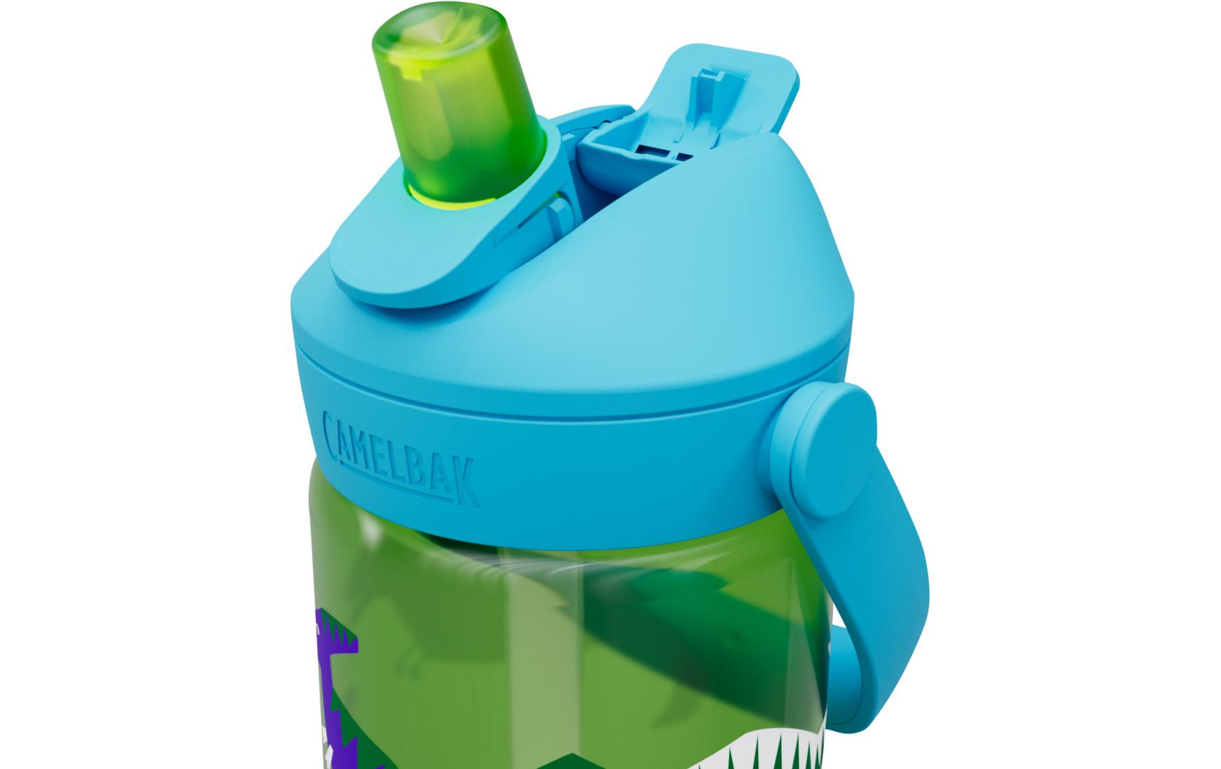 Trinkflasche Thrive Flip Straw Kids hip dinos 400 mlFlasche aus Tritan für Kinder