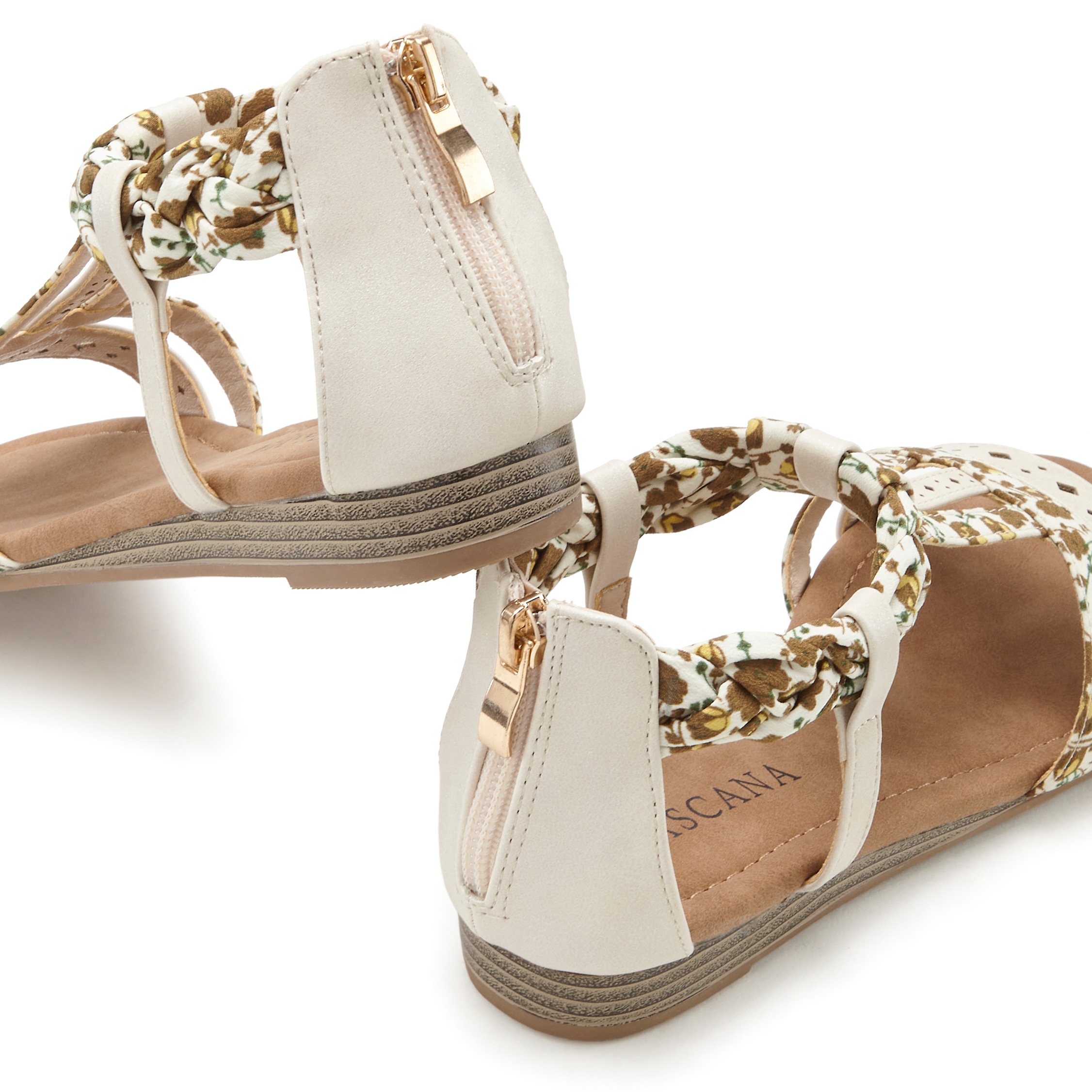 LASCANA Sandale »Sommerschuh«  Sandalette, Sommerschuh mit Riemchen im Festival-Look VEGAN
