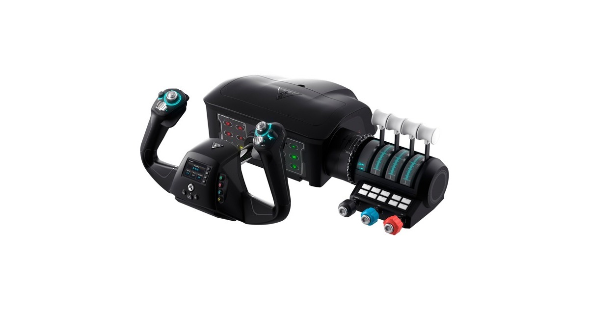 Turtle BeachVelocityOne Flight gaming yoke  (Zwart, Xbox Series X|S, Xbox One, Windows-pc's)