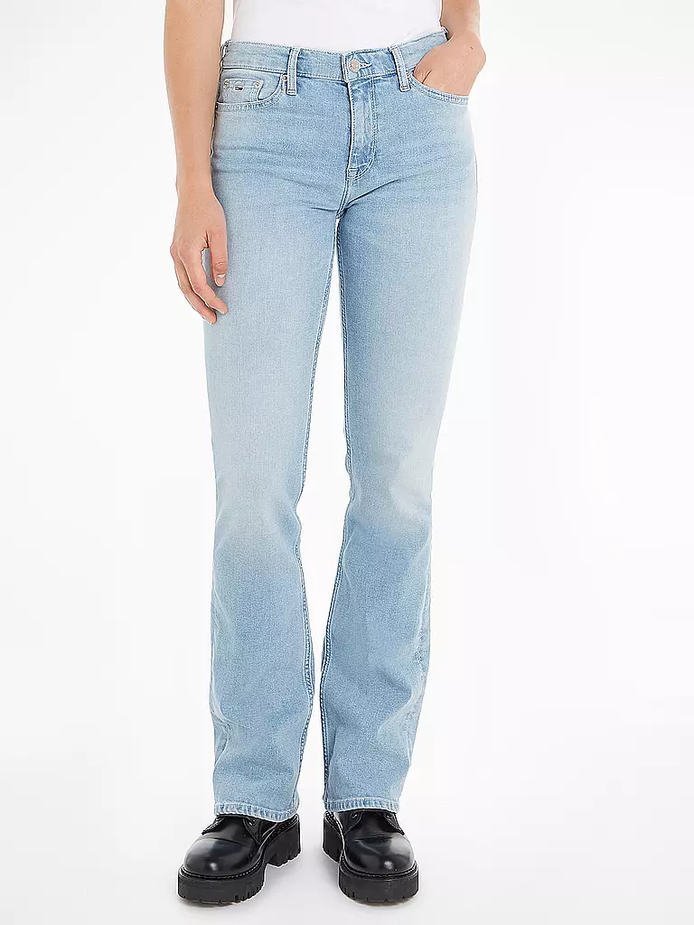 TOMMY JEANS Jeans Bootcut MADDIE hellblau