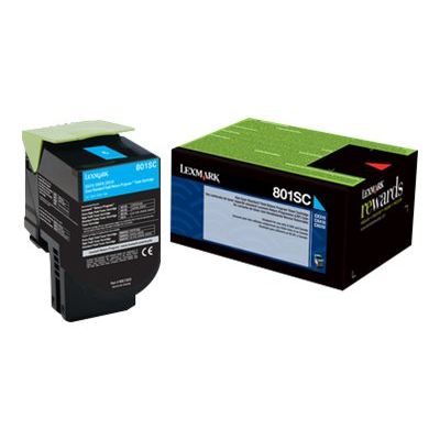 Lexmark 802S - cyan - cartouche laser d'origine