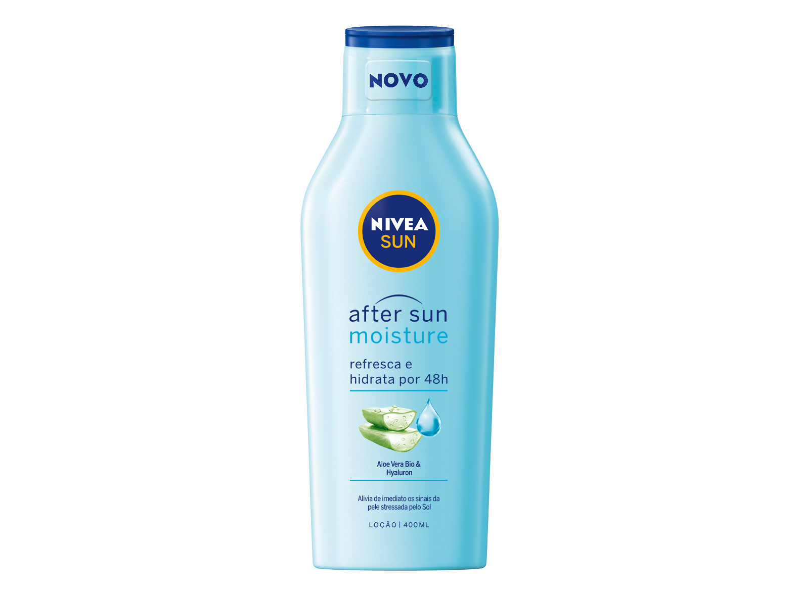 AFTER SUN MOISTURE LOÇÃO SOLAR COM ALOÉ VERA NIVEA SUN 400 ML