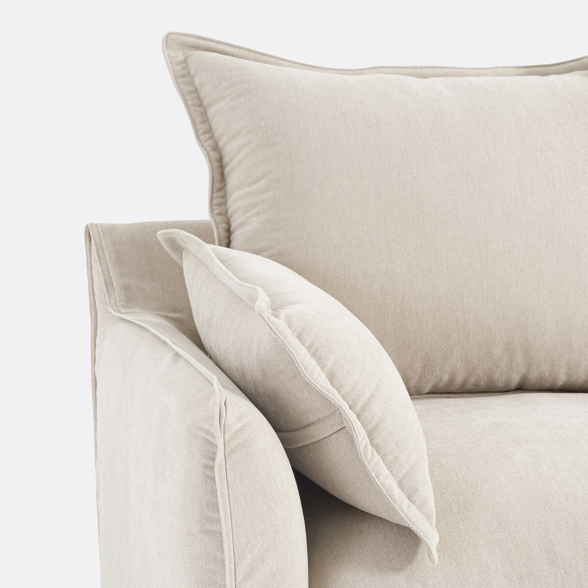 LA REDOUTE INTERIEURS<br>Sleapbank H14 cm, mistura de poliéster, Odna