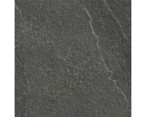 FLAIRSTONE porseleinen terrastegel Canyon Black gerectificeerde rand 60 x 60 x 2 cm