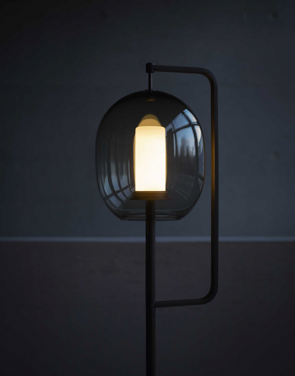 ClassiCon Lantern Medium vloerlamp LED Brass