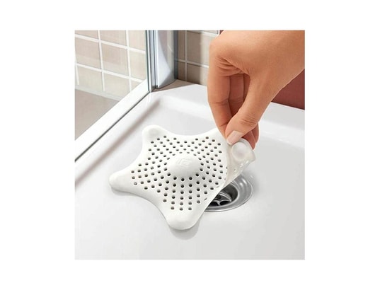 UMBRA - Filtre à cheveux pour bonde blanc