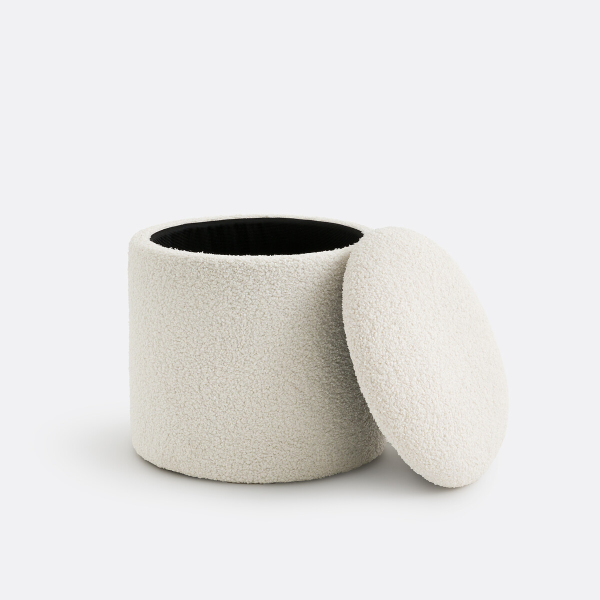LA REDOUTE INTERIORS<br>Bouclé poef met opbergruimte Timor