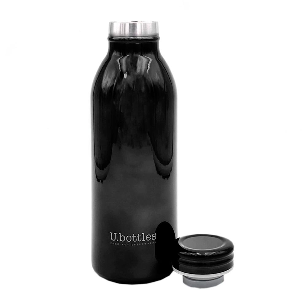 U.bottles Bouteille Isotherme Noir brillant U.Bottles City 450ml