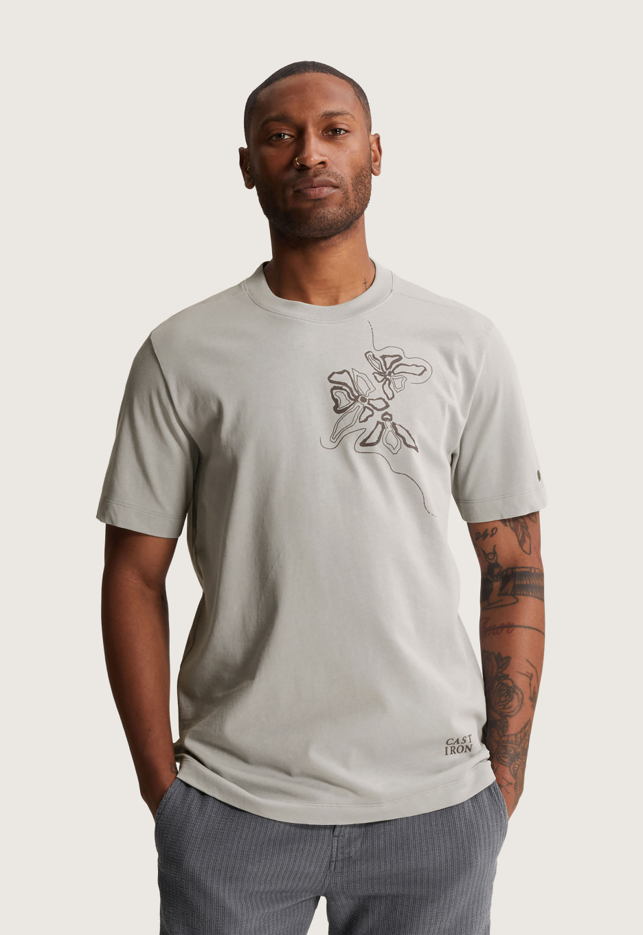 Cast Iron Single Jersey T-shirt