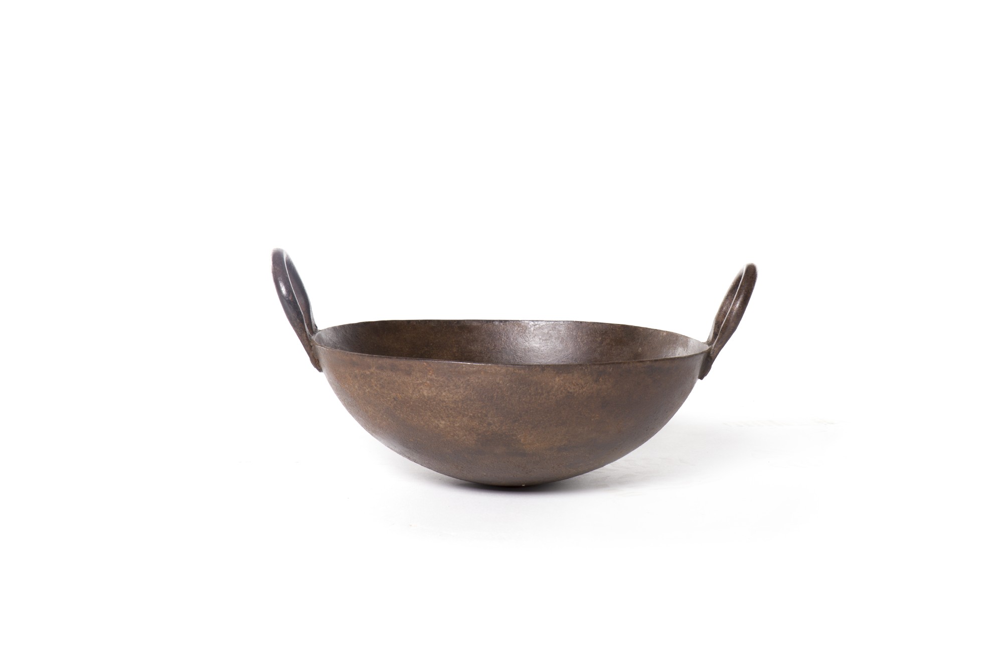Alter indischer Wok, handgeschmiedet, Ø ca. 30 cm von fischer's lagerhaus