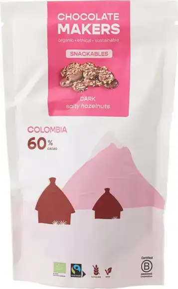 Pure snackables 60% hazelnoot zeezout