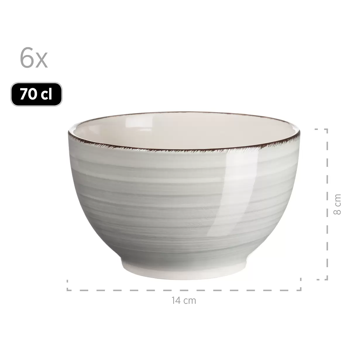 Geschirr-Set 30tlg. LUMACA Blau