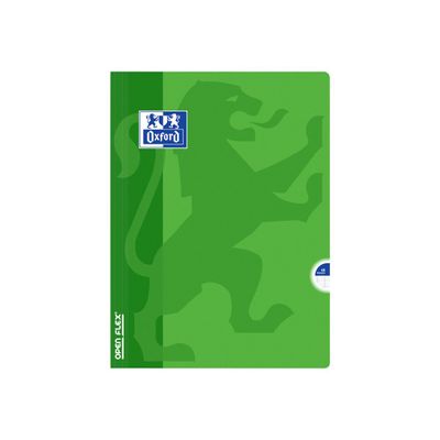 Oxford Openflex - Cahier polypro 24 x 32 cm - 48 pages - grands carreaux (Seyes) - disponible dans différentes couleurs