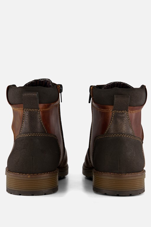 Rieker Veterboots cognac Leer