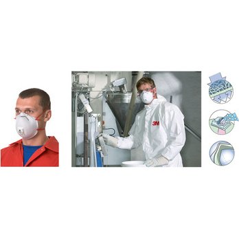 masque de protection respiration 8833 - classique,