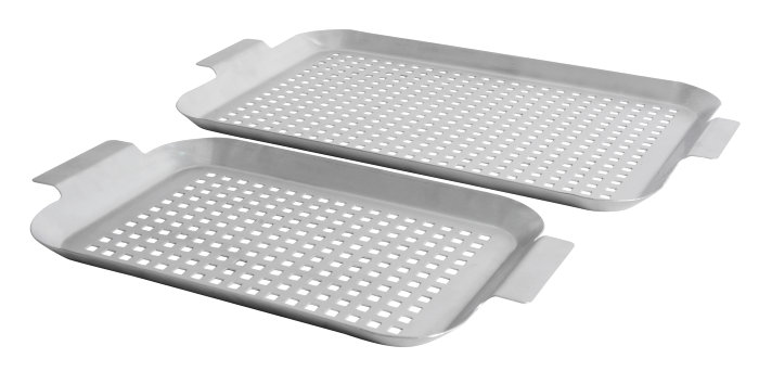 Grillfade 2 stk. medium og stor - Grillexpert